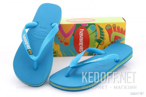 Вьетнамки Havaianas 0036  (голубой) - фото (Артикул: 0036)