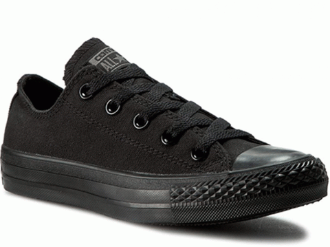 Кеды Converse Chuck Taylor All Star Ox Blk Mono M5039 унисекс    (чёрный) - фото (Артикул: M5039C)