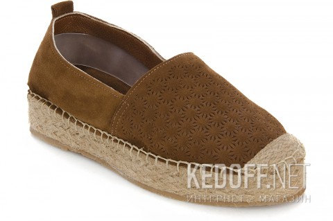 Женские эспадрильи Las Espadrillas 301-10    (коричневый) - фото (Артикул: 301-10)
