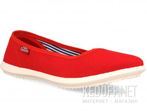 Женские балетки Las Espadrillas 1920-2 Red Original - фото (Артикул: 1920-2)