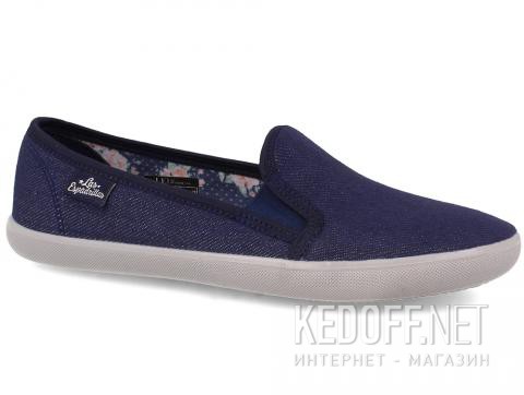 Женские слипоны Las Espadrillas LE003-42 Navy - фото (Артикул: LE003-42)