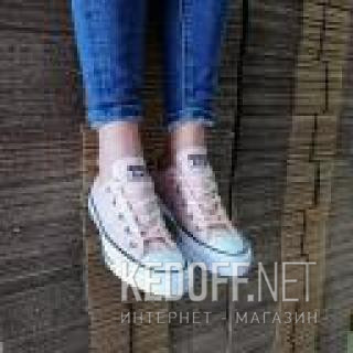Женские кеды Converse Chuck Taylor All Star Ox Washed Coral/Black/White 563412C - фото (Артикул: 563412C)
