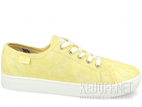 Кеды Las Espadrillas Yellow Wash 5099-21  (жёлтый) - фото (Артикул: 5099-21)