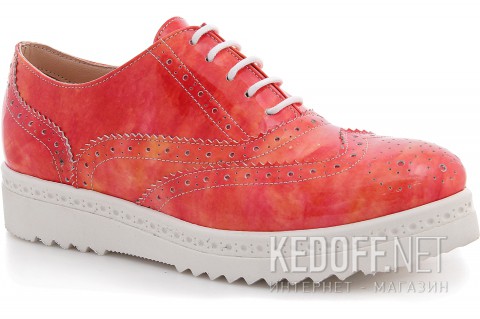 Туфли Las Espadrillas 02100-16  (красный) - фото (Артикул: 02100-16)