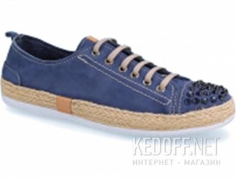 Женские полукеды Las Espadrillas 210111-40    (синий) - фото (Артикул: 210111-40)