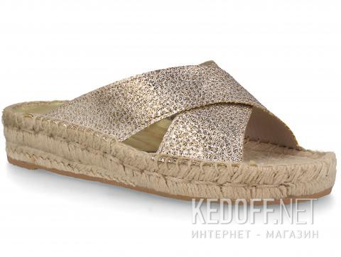 Женские шлепанцы Las Espadrillas Beige FE0872-1418 Made in Spain - фото (Артикул: FE0872-1418)
