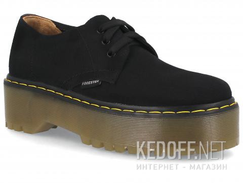 Женские туфли Forester High Grinder 1560-27 Black Canvas - фото (Артикул: 1560-27)