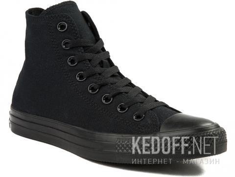 Кеды Converse Chuck Taylor All Star Core Hi Black Monochrome M3310 унисекс    (чёрный) - фото (Артикул: 3310)