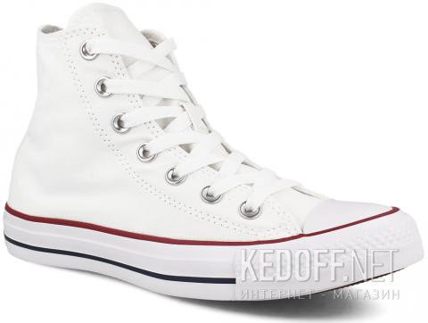 Кеды Converse Chuck Taylor All Star Hi Optical White M7650 унисекс    (белый) - фото (Артикул: M7650C)