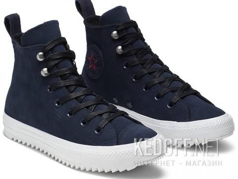 Кеды Converse Chuck Taylor All Star Hiker High Top 565237C Navy Nubuk - фото (Артикул: 565237C)