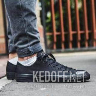 Кеди Converse Chuck Taylor All Star Ox Blk Mono M5039 унісекс (Чорний) - фото (Артикул: M5039C)