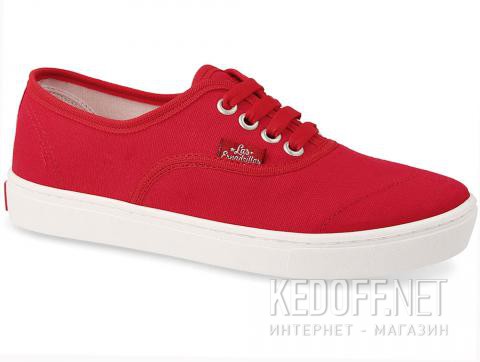 Кеды Las Espadrillas V8214-9696TL  (красный) - фото (Артикул: V8214-9696TL)