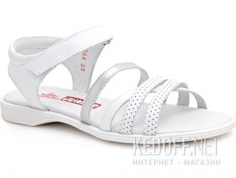 Сандалии Las Espadrillas 4564-01   (серебряный/белый) - фото (Артикул: 4564-01)