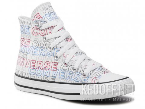 Мужские кеды Converse Chuck Tailor All Star Wordmark Print Hi 170107C - фото (Артикул: 170107C)