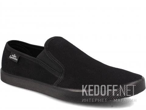 Мужские слипоны Las Espadrillas Eco Soft 6088-27 Black - фото (Артикул: 6088-27)