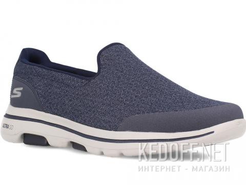 Мужские слипоны Skechers Go Walk 5 Sparrow Navy 55503NVY - фото (Артикул: 55503NVY)